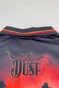 A large number of custom-made fashion sublimation polo shirts, custom-made driver polo shirts, equestrian printing, whole piece printing, dye-sublimation factory P1469 detail view-4